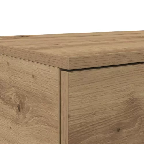 Ágyfiókok fiókkal kézműves tölgy 120 x 36.5 x 16.5 cm Faanyag