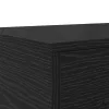 Ágyfiókok fiókkal Musta tammi 140 x 36.5 x 16.5 cm Faanyag
