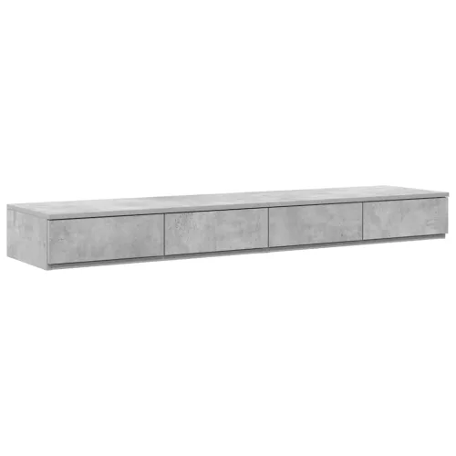 Ágyfiókok fiókkal Beton szürke 140 x 36.5 x 16.5 cm Faanyag