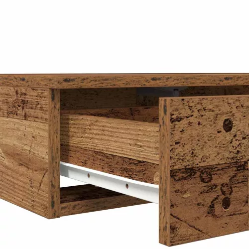 Ágyfiókok fiókkal Régi fa 140 x 36.5 x 16.5 cm Faanyag