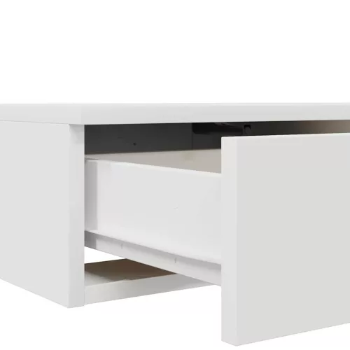 Ágyfiókok fiókkal Fehér 150 x 36.5 x 16.5 cm Faanyag