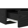 Ágyfiókok fiókkal Musta tammi 150 x 36.5 x 16.5 cm Faanyag