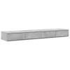 Ágyfiókok fiókkal Beton szürke 150 x 36.5 x 16.5 cm Faanyag