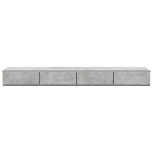 Ágyfiókok fiókkal Beton szürke 150 x 36.5 x 16.5 cm Faanyag