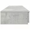 Ágyfiókok fiókkal Beton szürke 150 x 36.5 x 16.5 cm Faanyag
