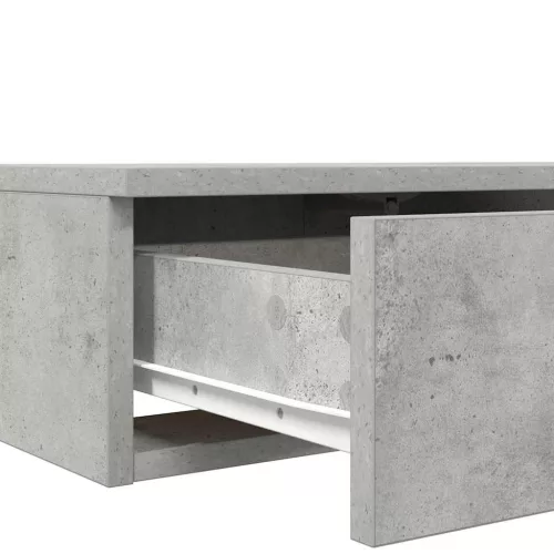 Ágyfiókok fiókkal Beton szürke 150 x 36.5 x 16.5 cm Faanyag