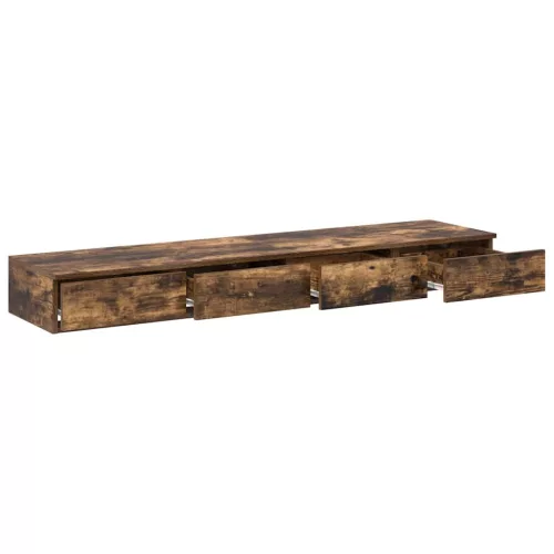 Ágyfiókok fiókkal Füstölt tölgy 150 x 36.5 x 16.5 cm Faanyag