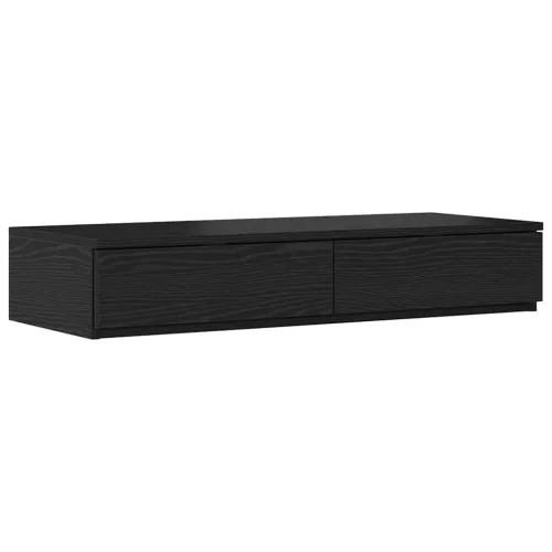 Ágyfiókok fiókkal Musta tammi 75 x 36.5 x 16.5 cm Faanyag