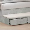 Ágyfiókok fiókkal Beton szürke 75 x 36.5 x 16.5 cm Faanyag