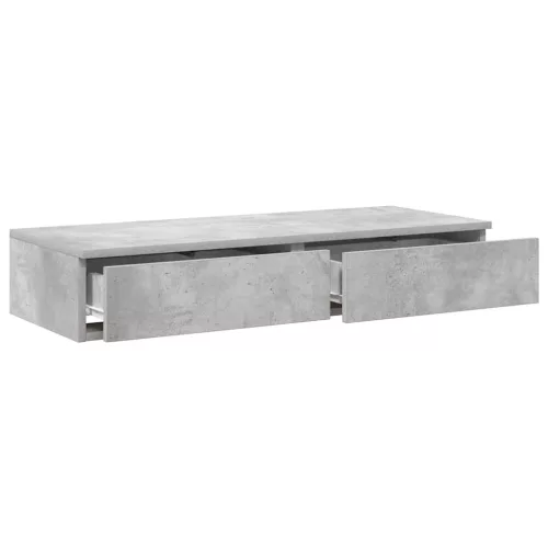 Ágyfiókok fiókkal Beton szürke 75 x 36.5 x 16.5 cm Faanyag