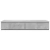 Ágyfiókok fiókkal Beton szürke 75 x 36.5 x 16.5 cm Faanyag