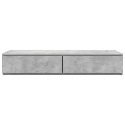 Ágyfiókok fiókkal Beton szürke 75 x 36.5 x 16.5 cm Faanyag