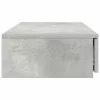 Ágyfiókok fiókkal Beton szürke 75 x 36.5 x 16.5 cm Faanyag