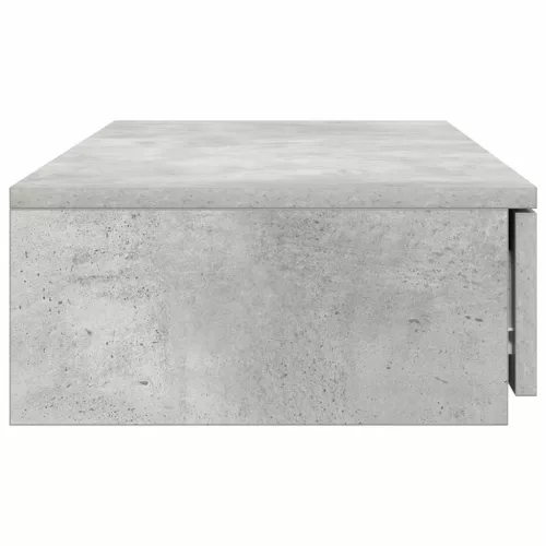 Ágyfiókok fiókkal Beton szürke 75 x 36.5 x 16.5 cm Faanyag