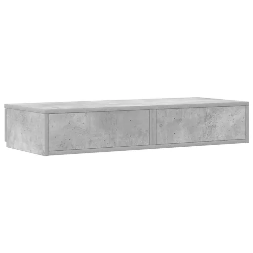 Ágyfiókok fiókkal Beton szürke 75 x 36.5 x 16.5 cm Faanyag
