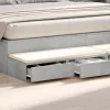 Ágyfiókok fiókkal Beton szürke 180 x 36.5 x 16.5 cm Faanyag