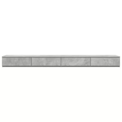 Ágyfiókok fiókkal Beton szürke 180 x 36.5 x 16.5 cm Faanyag