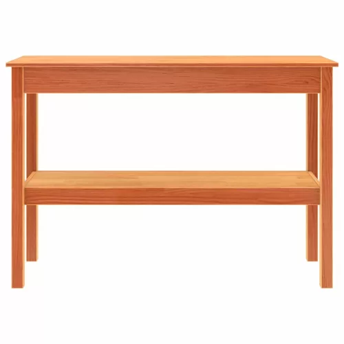 Konzolasztal Viaszbarna 110 x 40 x 75 cm Tömör fenyőfa