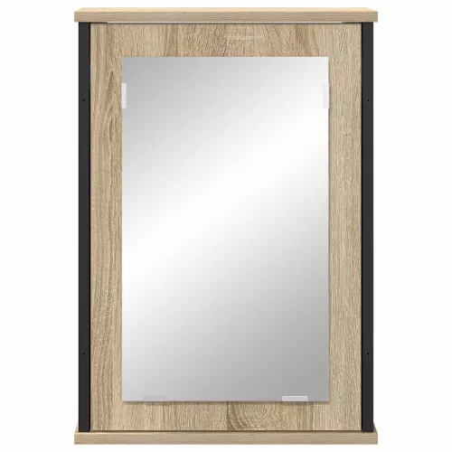 Fürdőszobai tükörszekrény Barna 42 x 12 x 60 cm Faanyag