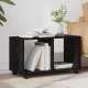 Végasztal polcokkal Musta tammi 72 x 33 x 42.5 cm Faanyag