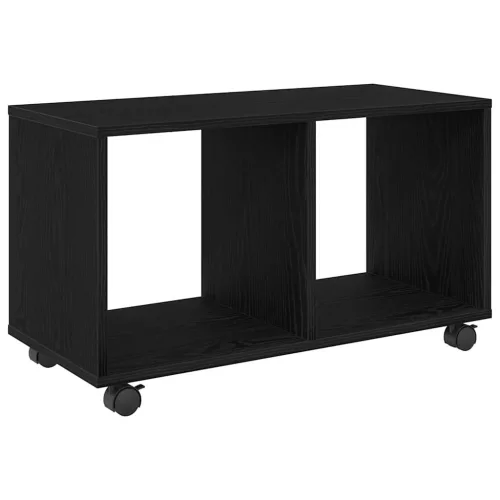 Végasztal polcokkal Musta tammi 72 x 33 x 42.5 cm Faanyag