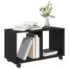 Végasztal polcokkal Musta tammi 72 x 33 x 42.5 cm Faanyag