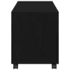 Végasztal polcokkal Musta tammi 72 x 33 x 42.5 cm Faanyag