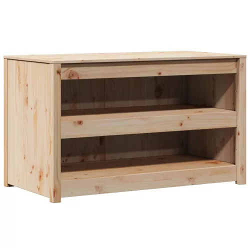 Konyhaszekrény polcokkal Barna 106 x 55 x 64 cm Tömör fenyőfa