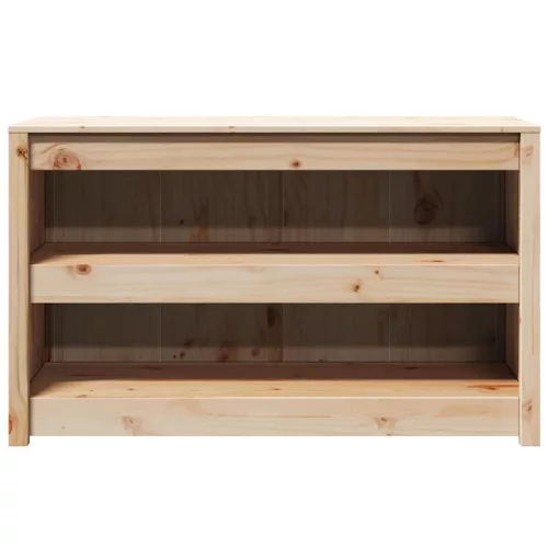 Konyhaszekrény polcokkal Barna 106 x 55 x 64 cm Tömör fenyőfa