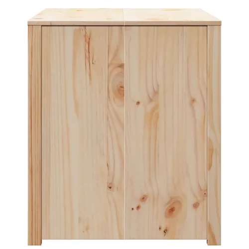 Konyhaszekrény polcokkal Barna 106 x 55 x 64 cm Tömör fenyőfa