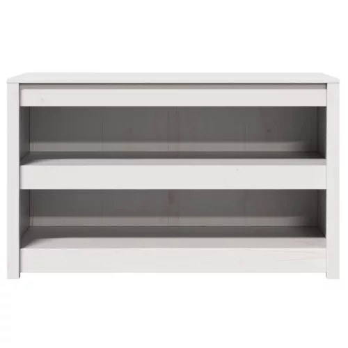Konyhaszekrény polcokkal Fehér 106 x 55 x 64 cm Tömör fenyőfa