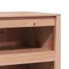 Konyhaszekrény polcokkal Barna 106 x 55 x 64 cm Tömör fenyőfa