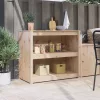 Konyhaszekrény polcokkal Barna 106 x 55 x 92 cm Tömör fenyőfa