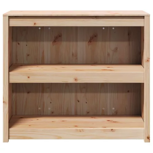 Konyhaszekrény polcokkal Barna 106 x 55 x 92 cm Tömör fenyőfa