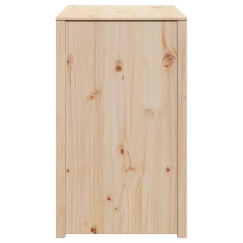 Konyhaszekrény polcokkal Barna 106 x 55 x 92 cm Tömör fenyőfa