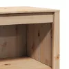 Konyhaszekrény polcokkal Barna 106 x 55 x 92 cm Tömör fenyőfa