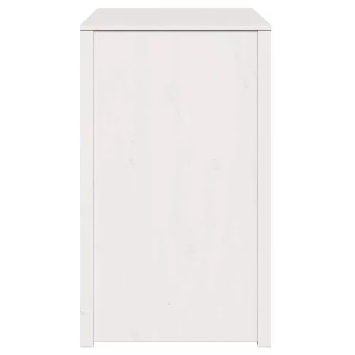Konyhaszekrény polcokkal Fehér 106 x 55 x 92 cm Tömör fenyőfa