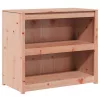 Konyhaszekrény polcokkal Barna 106 x 55 x 92 cm tömör duglászfa