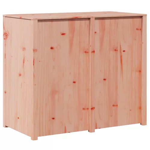 Konyhaszekrény polcokkal Barna 106 x 55 x 92 cm tömör duglászfa