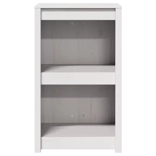 Konyhaszekrény polcokkal Fehér 55 x 55 x 92 cm Tömör fenyőfa
