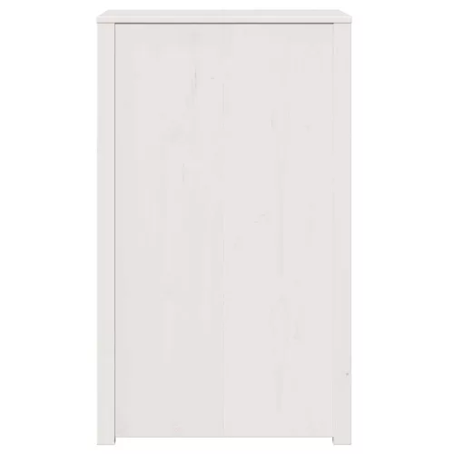 Konyhaszekrény polcokkal Fehér 55 x 55 x 92 cm Tömör fenyőfa