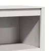 Konyhaszekrény polcokkal Fehér 55 x 55 x 92 cm Tömör fenyőfa