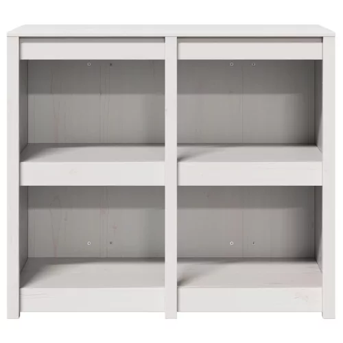 Konyhaszekrény Meleg fehér 106 x 55 x 92 cm Tömör fenyőfa
