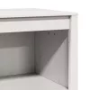 Konyhaszekrény Meleg fehér 106 x 55 x 92 cm Tömör fenyőfa