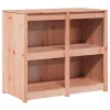 Konyhaszekrény polcokkal Barna 106 x 55 x 92 cm tömör duglászfa