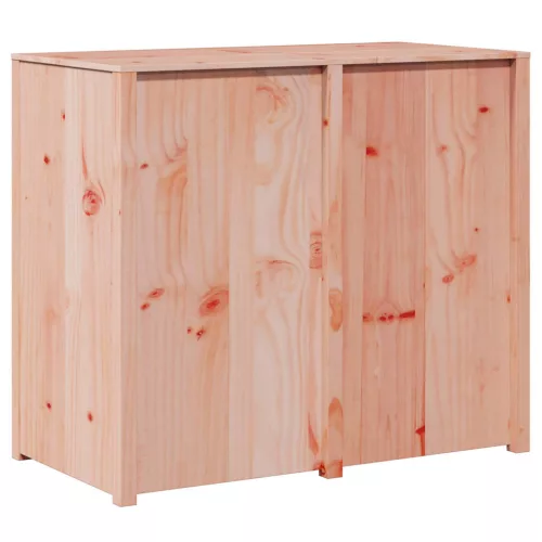 Konyhaszekrény polcokkal Barna 106 x 55 x 92 cm tömör duglászfa