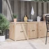 Konyhaszekrény polcokkal Barna 106 x 55 x 64 cm Tömör fenyőfa