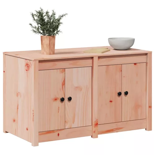 Konyhaszekrény polcokkal Barna 106 x 55 x 64 cm Tömör fenyőfa