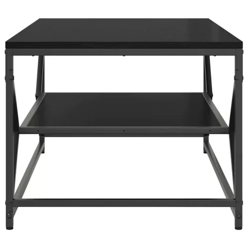 Dohányzóasztal Musta tammi 90 x 50 x 40 cm Műszaki fa és acél