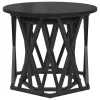 Oldal asztal 2 pcs Musta tammi 50 x 50 x 40 cm